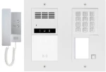 Audio Gegensprechanlage 1-12 Familienhaus 2 Draht Bus Türöffner Klingelanlage Sprechanlage RFID Keypad